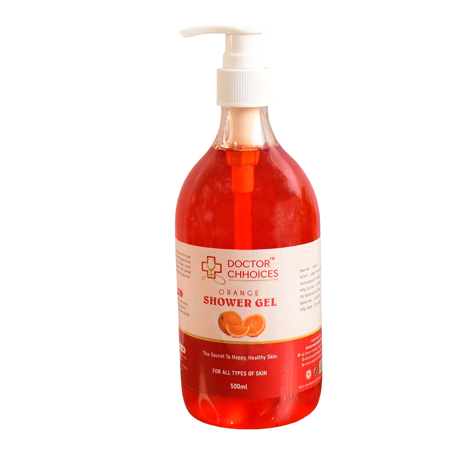 Doctor Chhoices Orange Shower Gel  500ml (1 Pc) Doctor Chhoices Orange Shower Gel  500ml (1 Pc)